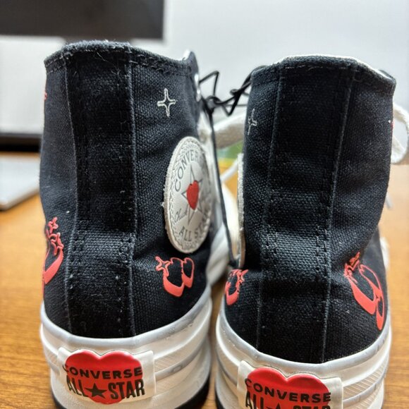 Girls Converse High Top All Star Sneakers Size12 - Picture 6 of 6
